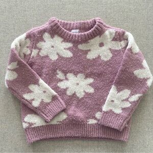 Carter's 2T Floral Purple Sweater
